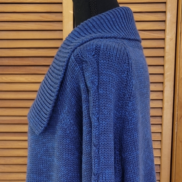 EUC Marbled Cropped Cardigan Sweater Size XL (NY&CO) - Picture 11 of 12